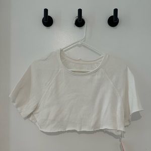 Free People Movement Crop Top, Small, New with Tags, Never Worn, White
